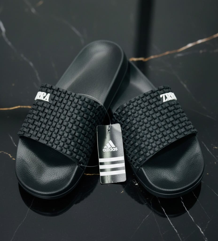 Black Colour Slides Slipper Casual Sandal For Men.