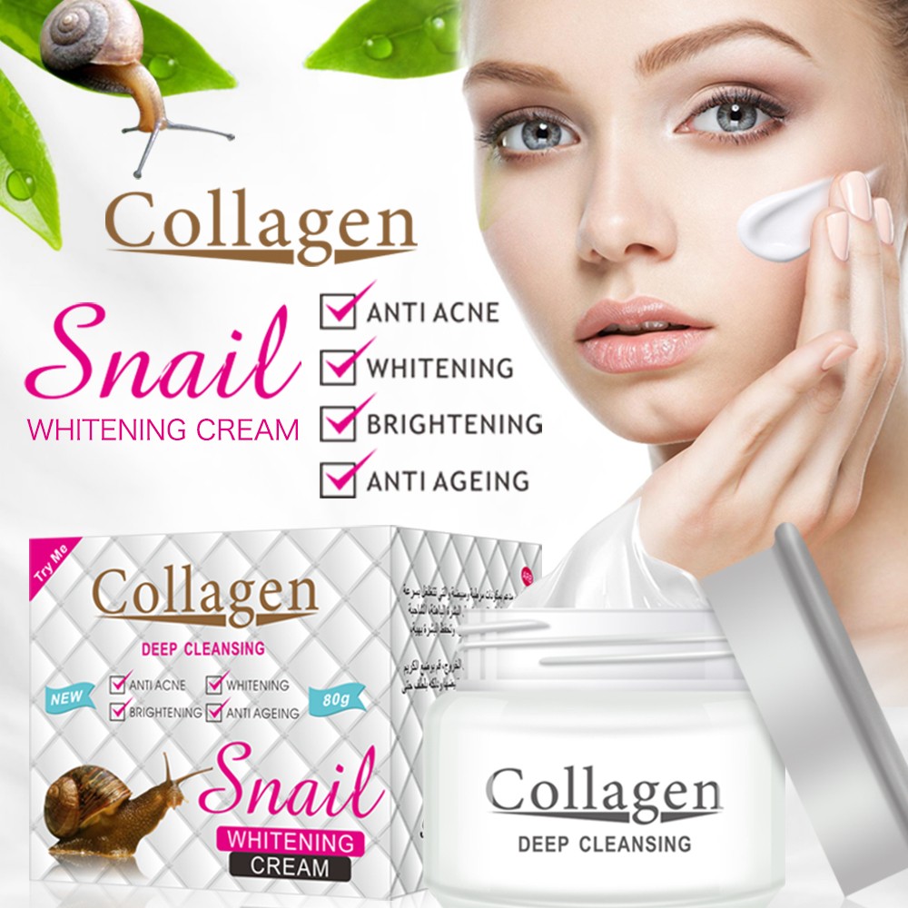 Wrinkle Remover Collagen&Snail Face Cream Remove Pimples Acne