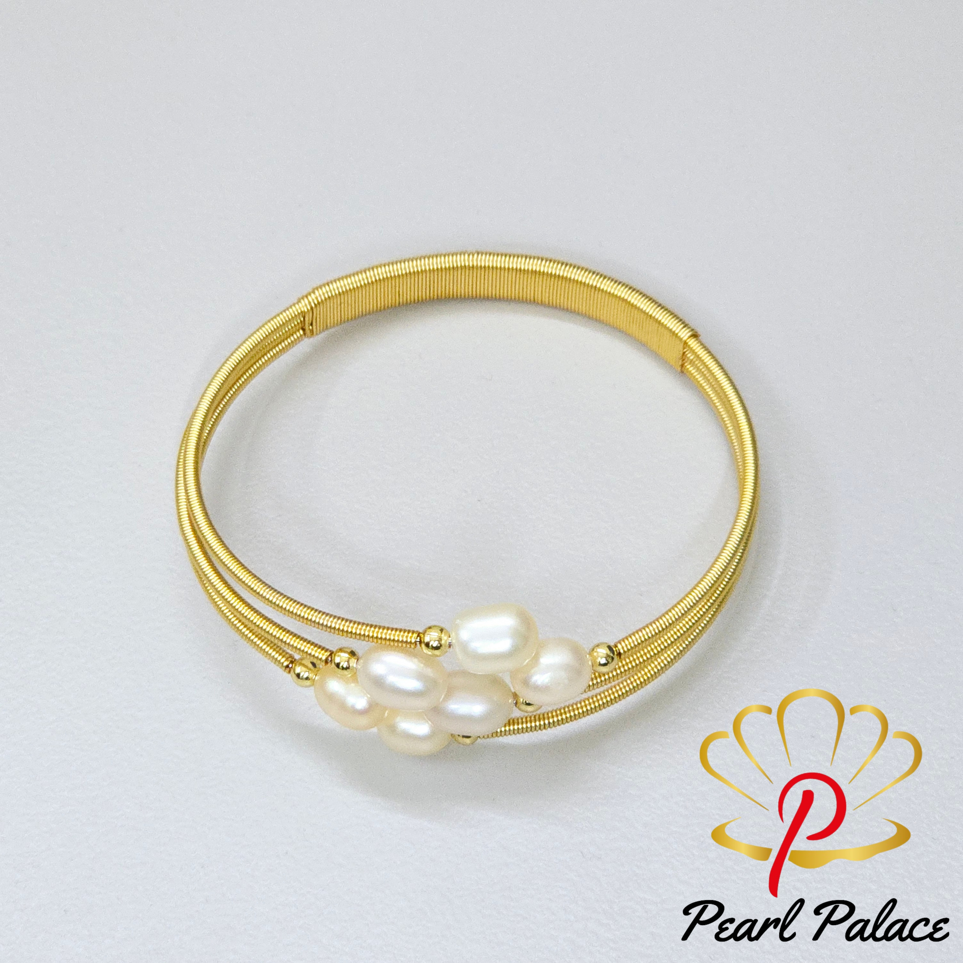 Pearl Radiance Cuff adjustable bracelet